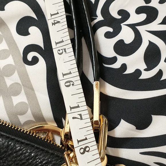 Michael kors black leather golden embellishments large - Picture 15 of 15